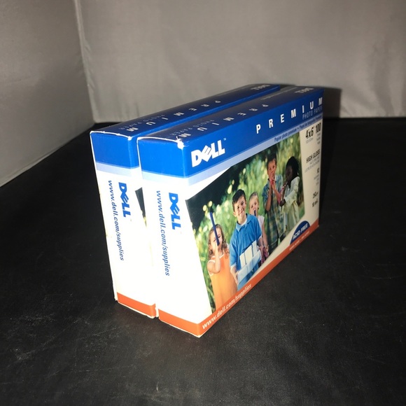 2 ~ Dell Premium Photo Paper 4"x6" 100 Sheets High Gloss 10 mil. NEW - Picture 2 of 7